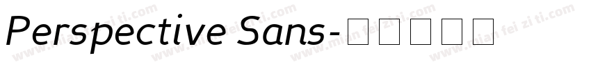 Perspective Sans字体转换
